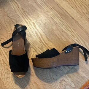 Seychelles Platform Sandals - Black